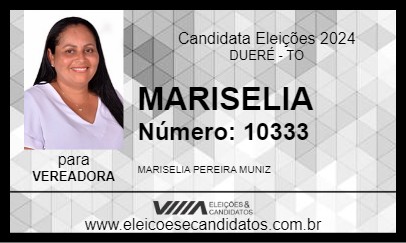 Candidato MARISELIA 2024 - DUERÉ - Eleições