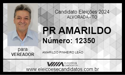 Candidato PR AMARILDO 2024 - ALVORADA - Eleições