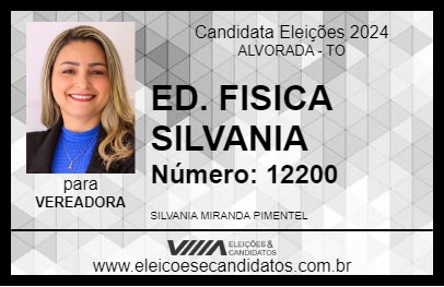 Candidato ED. FISICA SILVANIA 2024 - ALVORADA - Eleições