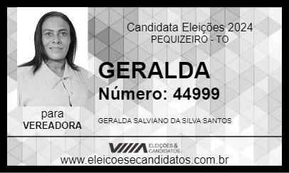 Candidato GERALDA 2024 - PEQUIZEIRO - Eleições