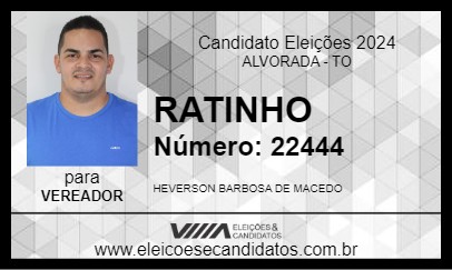 Candidato RATINHO 2024 - ALVORADA - Eleições