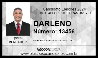 Candidato DARLENO 2024 - PORTO ALEGRE DO TOCANTINS - Eleições