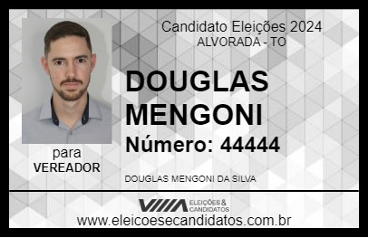 Candidato DOUGLAS MENGONI 2024 - ALVORADA - Eleições