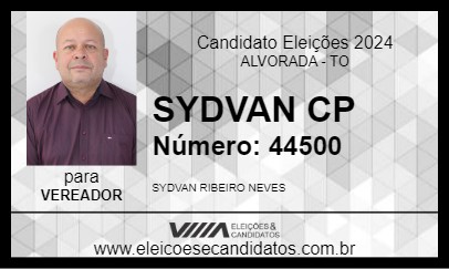 Candidato SYDVAN CP 2024 - ALVORADA - Eleições