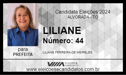 Candidato LILIANE 2024 - ALVORADA - Eleições