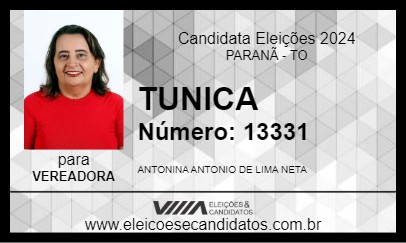 Candidato TUNICA 2024 - PARANÃ - Eleições