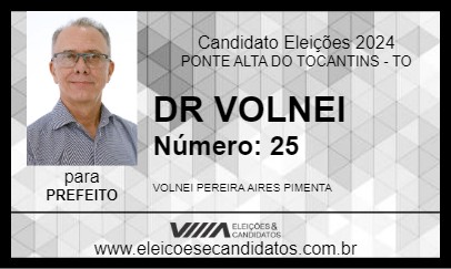 Candidato DR VOLNEI 2024 - PONTE ALTA DO TOCANTINS - Eleições