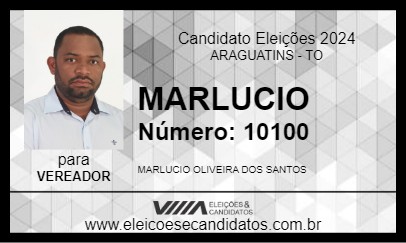 Candidato MARLUCIO 2024 - ARAGUATINS - Eleições