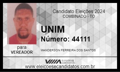 Candidato UNIM 2024 - COMBINADO - Eleições