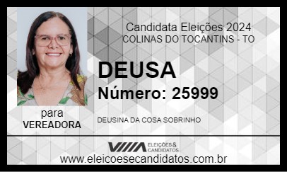 Candidato DEUSA 2024 - COLINAS DO TOCANTINS - Eleições