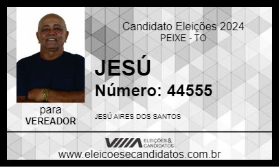 Candidato JESÚ 2024 - PEIXE - Eleições