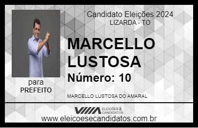 Candidato MARCELLO LUSTOSA 2024 - LIZARDA - Eleições