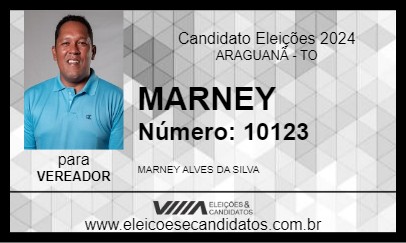 Candidato MARNEY 2024 - ARAGUANÃ - Eleições