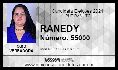 Candidato RANEDY 2024 - IPUEIRAS - Eleições