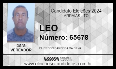 Candidato LEO 2024 - ARRAIAS - Eleições