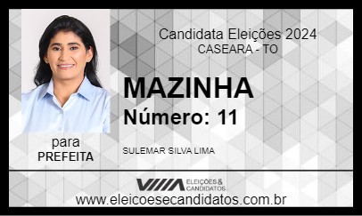 Candidato MAZINHA 2024 - CASEARA - Eleições