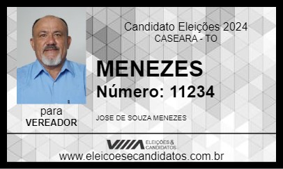 Candidato MENEZES 2024 - CASEARA - Eleições