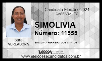 Candidato SIMOLIVIA 2024 - CASEARA - Eleições