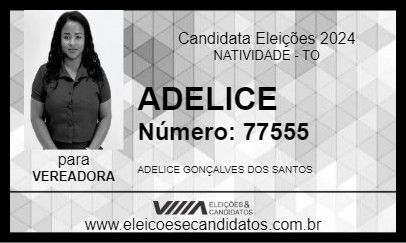 Candidato ADELICE 2024 - NATIVIDADE - Eleições