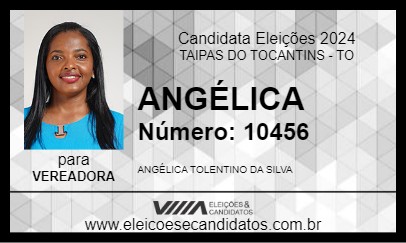 Candidato ANGÉLICA 2024 - TAIPAS DO TOCANTINS - Eleições