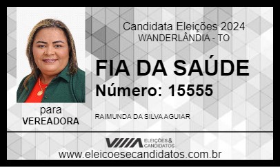 Candidato FIA DA SAÚDE 2024 - WANDERLÂNDIA - Eleições