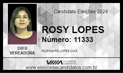 Candidato ROSY LOPES 2024 - DIANÓPOLIS - Eleições