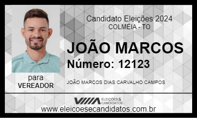 Candidato JOÃO MARCOS 2024 - COLMÉIA - Eleições