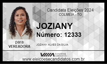 Candidato JOZIANY 2024 - COLMÉIA - Eleições