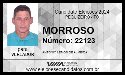 Candidato MORROSO 2024 - PEQUIZEIRO - Eleições