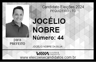 Candidato JOCÉLIO NOBRE 2024 - PEQUIZEIRO - Eleições