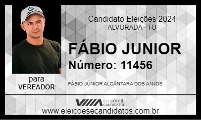 Candidato FÁBIO JUNIOR 2024 - ALVORADA - Eleições