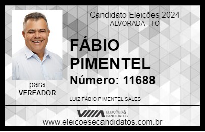 Candidato FÁBIO PIMENTEL 2024 - ALVORADA - Eleições