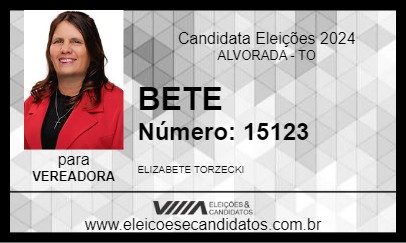 Candidato BETE 2024 - ALVORADA - Eleições