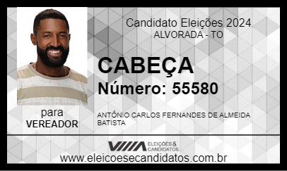 Candidato CABEÇA 2024 - ALVORADA - Eleições