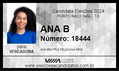 Candidato ANA B 2024 - PORTO NACIONAL - Eleições