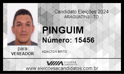 Candidato PINGUIM 2024 - ARAGUATINS - Eleições