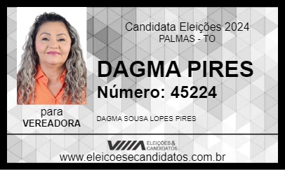 Candidato DAGMA PIRES 2024 - PALMAS - Eleições