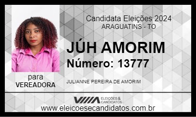 Candidato JÚH AMORIM 2024 - ARAGUATINS - Eleições