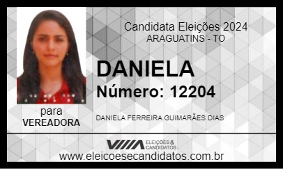 Candidato DANIELA 2024 - ARAGUATINS - Eleições